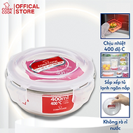 Hộp thủy tinh chịu nhiệt COBA'COOK hình tròn dung tích 400ml- CBHR400