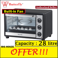 [ORIGINAL] Butterfly 28L Electric Baking Oven with Grill Rotisserie Convection B-5229 HEAVY DUTY BEO-5229 (Better spec than BEO-5227)