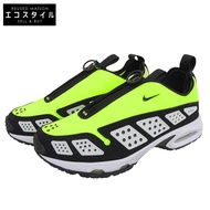 Nike W AIR MAX SNDR 運動鞋，男款，螢光綠（Volt）色，黑色/白色配色，尺寸 26.5cm，FZ2068-700，尺寸 9.5（美國）[二手]