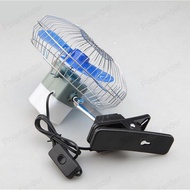 ☇New 6 inch 12V 25W Portable Vehicle Auto Car Cooling fan Oscillating Summer  Mini Electric Low ☾a
