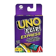 UNO Flip Express Original Mattel Game Card UNO Flip Express Card Game