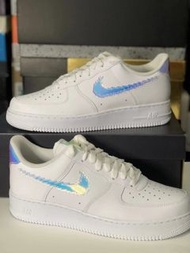 ✅[彩虹像素]Nike Air Force 1 Low “lridescent Pixel“ 板鞋 白 彩虹像素