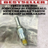 19410-K64-N00 WATER PUMP DRAIN NEPEL ALL NEW CBR 250 RR JOINT COMP BLEEDING 2016 AND ABOVE