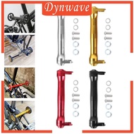 [Dynwave] Folding Wheel Extension Rod Rear Cargo Rack Foldable Bike Telescopic Bar Pushing Walking Components Parts