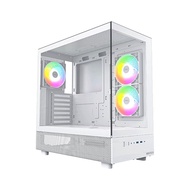 MONTECH｜モンテック XRシリーズ ATXマザーボード対応 ガラスパネル(フロント・左サイド)採用 ピラーレス PCケース (ホワイト) XR (W)
