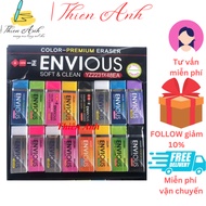 5 colorful Envious pencil erasers (random color delivery)