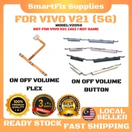 For Vivo V21 5G V2050 Power Button On Off+Volume Ribbon Flex On Off & Volume Button