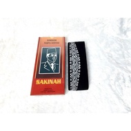 Awing Songkok Cap Original Awing 2 Silver Gabardine EmbroiderySakinah