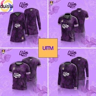 JERSI UITM FLORAL EDITION Purple Floral Sesuai Untuk Student Dan Alumni Staf Muslimah Baju Muslimah 