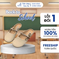 Women's Cross Straps with Pearls and Elegant Bow Tie, Comfortable Leather, Super Light - M08