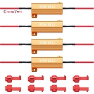 Resistors 4Pcs 50W 6ohm Load for LED Turn Signals-for Led Load Resistor Kit, Fix for LED Bulb Flash