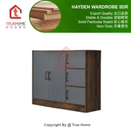HAYDEN Wardrobe 5 Doors/4 Doors