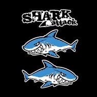 鯊魚 SHARK 反光貼紙 防水車貼 鯊魚車貼 遮傷貼紙 機車貼紙