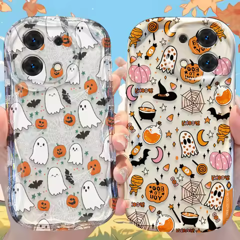 Halloween Ghost Case for Xiaomi Redmi Note 14 13 12 11 10 Pro Plus 5G 9 14C 13C 4G 12C 10C 10S A2 A1