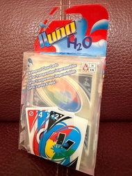 正版 Mattel UNO H2O 透明防水版｜連原裝收納盒
