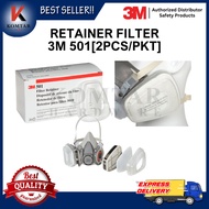 RETAINER FILTER 3M 501 [2PCS/PKT]
