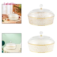 [Lohobby] 7.8inch Snack Serving Tray for Cabinets, Living Rooms Food Storage Organizer