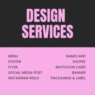Graphic Design Service ( Menu, Flyer, Poster, Namecard, Instagram Post & Reel etc