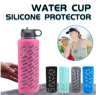 Suitable for Aquaflask/Voss Flask Series Wide Mouth Water Bottle Non-slip Silicone Case Protective Silicone Case for Thermos Cup (18oz, 32oz, 40oz)