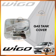 Toyota Wigo 2017 to 2022 2nd-3rd Gen Gas Tank Cover MATTE BLACK / CHROME 2018 2019 2020 2021 ( car a