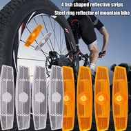 Road Bike Warning Spoke Safety Reflector light MTB Bicycle Wheel Rim Reflective Clip reflector light Cycling Accessories