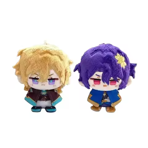 New 10cm Game Honkai: Star Rail Plush Aventurine Dr. Ratio Cute Plush Cartoon Blade Dolls Bag Pendan