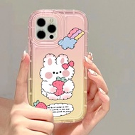 กระต่ายการ์ตูน เคส OPPO เคสโทรศัพท์มือถือTpuนิ่ม For Reno 7Z 8Z A15 A15S A16 A17 A17K A9 A5S A3S A7 A12 A31 A7 A94 A53 A52 A72 A92 A55 A54 A57 Reno 5 7 8 Lite F9 F11 F21 Realme C55 C11 C53 C15 C12 C20 C30 7i 8i 9i 8 10 Narzo ซิลิโคนนิ่ม เคสสำหรับมือถือ