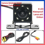 Car Rearview Camera 8 LED Nightvision - Car reverse Camera universal Car rear parking Camera LED inf
