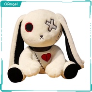 ของเล่นสัตว์กระต่ายยัดนุ่น CCAngel แบบกอธิคตุ๊กตากระต่ายน่ารักน่ากลัวสำหรับวาเลนไทน์
