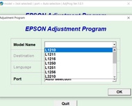 Epson Resetter L3210 and more