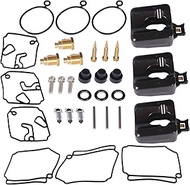 Boat Engine 6H4-W0093-02 6H4-W0093-03 6H4-W0093-04 Carburetor Repair Rebuild Kit & Gasket for Yamaha
