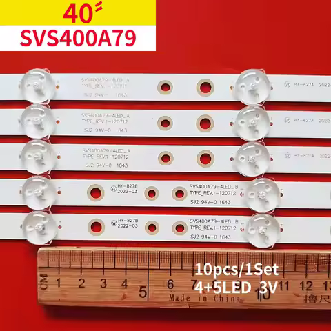 LED backlight bar 40D1333B 40L1333B 40PFL3208T LTA400HM23 SVS400A79 40L1354B 4LED A B D 5LED C type