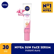 NIVEA SUN Face Protection Serum SPF 50+ PA +++ Instant Aura - 30ml / sunscreen nivea / sunblock