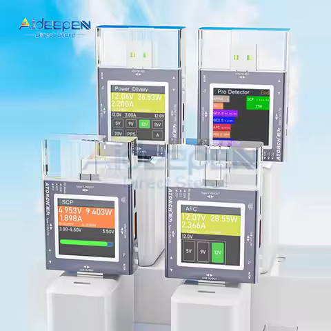 DC 0-50V 6.5A Voltage Meters Current Voltage Power Tester Type C USB Volt Current Voltage Doctor Cha