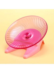 1只倉鼠飛碟式運動輪,無聲,刺蝟運動玩具,適用於金色倉鼠