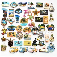 mini magnet cute magnet Maldives Sea View Animal Resin Magnet Crafts