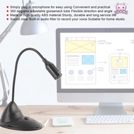 SOONA Omnidirectional Microphone, 3.5mm Plug Directivity Wired Microphone, Flexible Adjustable Tube 