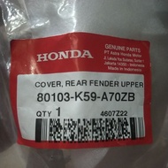 80103-K59-A70ZB 100% AHM REAR FENDER UPPER REAR FENDER COVER UPPER VARIO 125 150 LED 2018 80103K59A7
