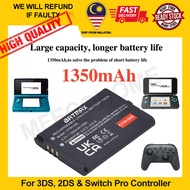 Nintendo CTR-003 Battery 1350mAh 3.7v for 3DS 2DS 2DS XL LL Rechargeable Replacement Pack