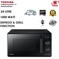 Toshiba Microwave Oven with Grill Function 24 Litre MW2AG24PF(BK) [ Fast Shipping ]