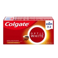 ยาสีฟันคอลเกต ออฟติคไวท์ 100กรัม x 2 หลอด Colgate Optic White Volcanic Mineral