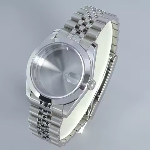 36mm 39mm Bevel Edge Watch Case Steel Bracelet Sapphire Glass For nh35 nh34 nh36 nh70 Miyota 8215 Mo