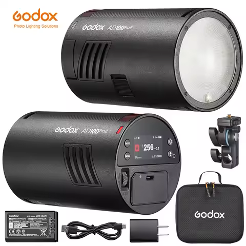 Godox AD100proII AD100PRO II TTL HSS 100W Pocket Flash 2.4G Wireless Outdoor Flash for Sony Canon Ni