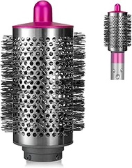Large Round Volumizing Brush for Dyson Airwrap Attachment, Air Wrap Hair Styler Fluff up and Volumize Styling Accessories Compatible with Airwrap HS01/HS05
