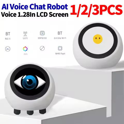 DeepSeek XiaoZhi AI Voice Chat Robot ESP32-S3-1.28inch-AI 1.28 inch LCD WROOM-1-N16R8 Development Bo
