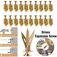 10PCS Drive-in Expansion Screw Self Drilling Drywall Anchors Screws for Gypsum Plasterboard Dowel