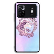 Casing Custom Hardcase Hp Xiaomi Poco M3 M4 F2 F3 F4 X3 C40 Pro Unicorn Princess AB0760 Case Cover