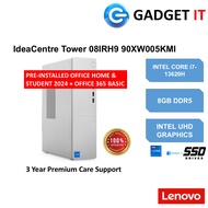 LENOVO IDEACENTRE TOWER 08IRH9 90XW005KMI DESKTOP (I7-13620H,8GB,512GB SSD,UHD GRAPHICS,WIN11)FREE U