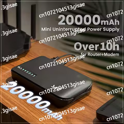 DC 5V, 9V, 2A, 12V, 1.5A, POE, 24V, 48V Lithium Iron Battery 20 SKE Miniature Uninterruptible Power 