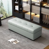內地直送 - 【30*30*30cm-淺灰色】沙發凳子 輕奢家用換衣凳 床尾凳 店鋪休息坐凳 儲物收納換鞋凳